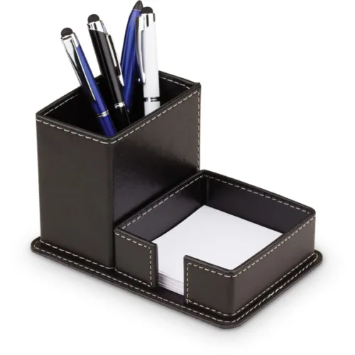 Deri Masaüstü Organizer 23,5 x 10,5 x 9,5 cm