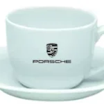 Porsche logolu fincan ve meşrubat bardak aplus promosyon