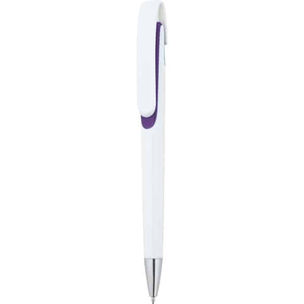 Promosyon plastik kalem mor 0544-20-mr
