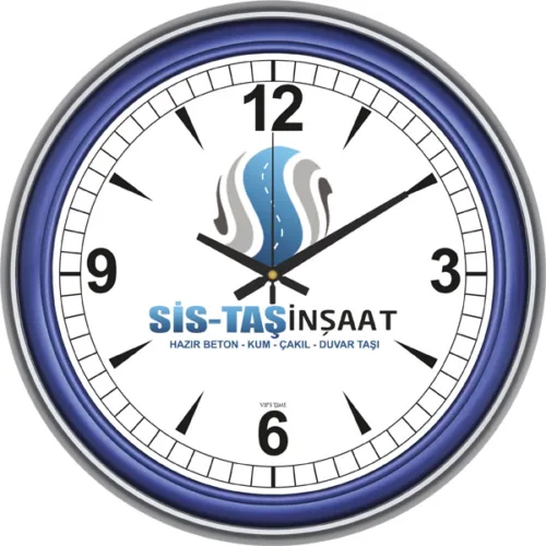 V30-523-gl plastik duvar saati