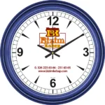 V30-523-L Plastik Duvar Saati