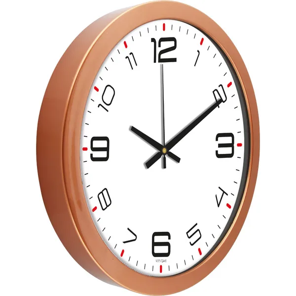 Aplus Promosyon Ürünleri 💠 V30-575-b bronz metalize duvar saati