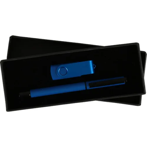 9210 Lacivert USB Kalem Set