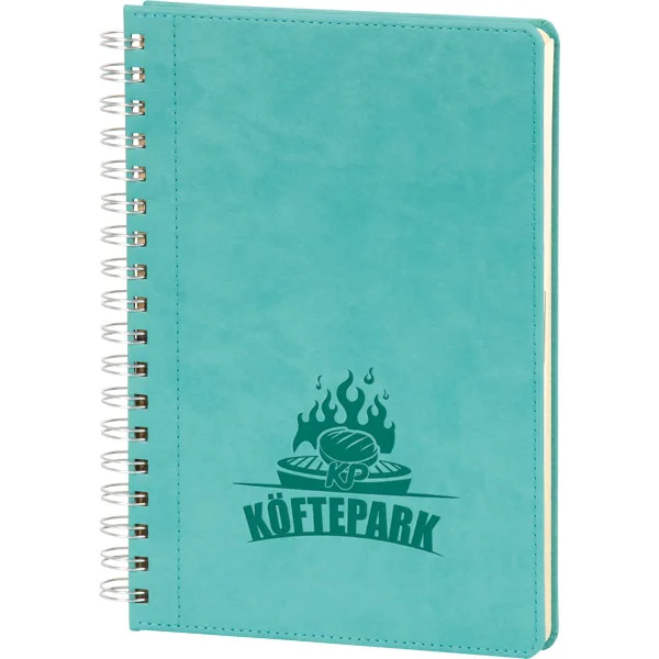 Bağcılar-17×24 Turkuaz Spiralli Tarihsiz Defter