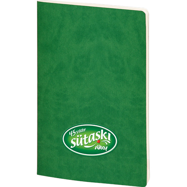 Promosyon tarihsiz defter yeşil bayraklı-ysl