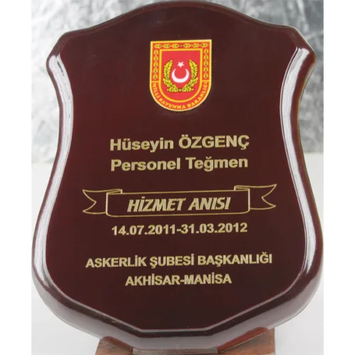 Bk-75 ahşap plaket