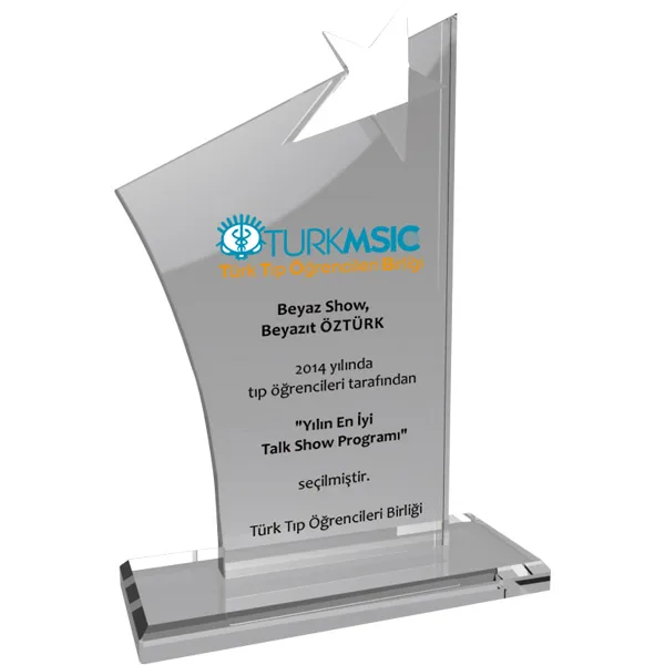 Ekt-100 kristal plaket