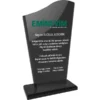 EKT-108 Füme Kristal Plaket