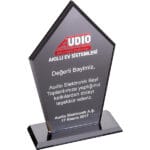 EKT-161-FM Füme Kristal Plaket