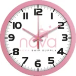 V30-333-PM Pembe Plastik Duvar Saati