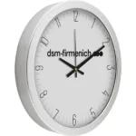 V30-570-G Gümüş Metalize Duvar Saati