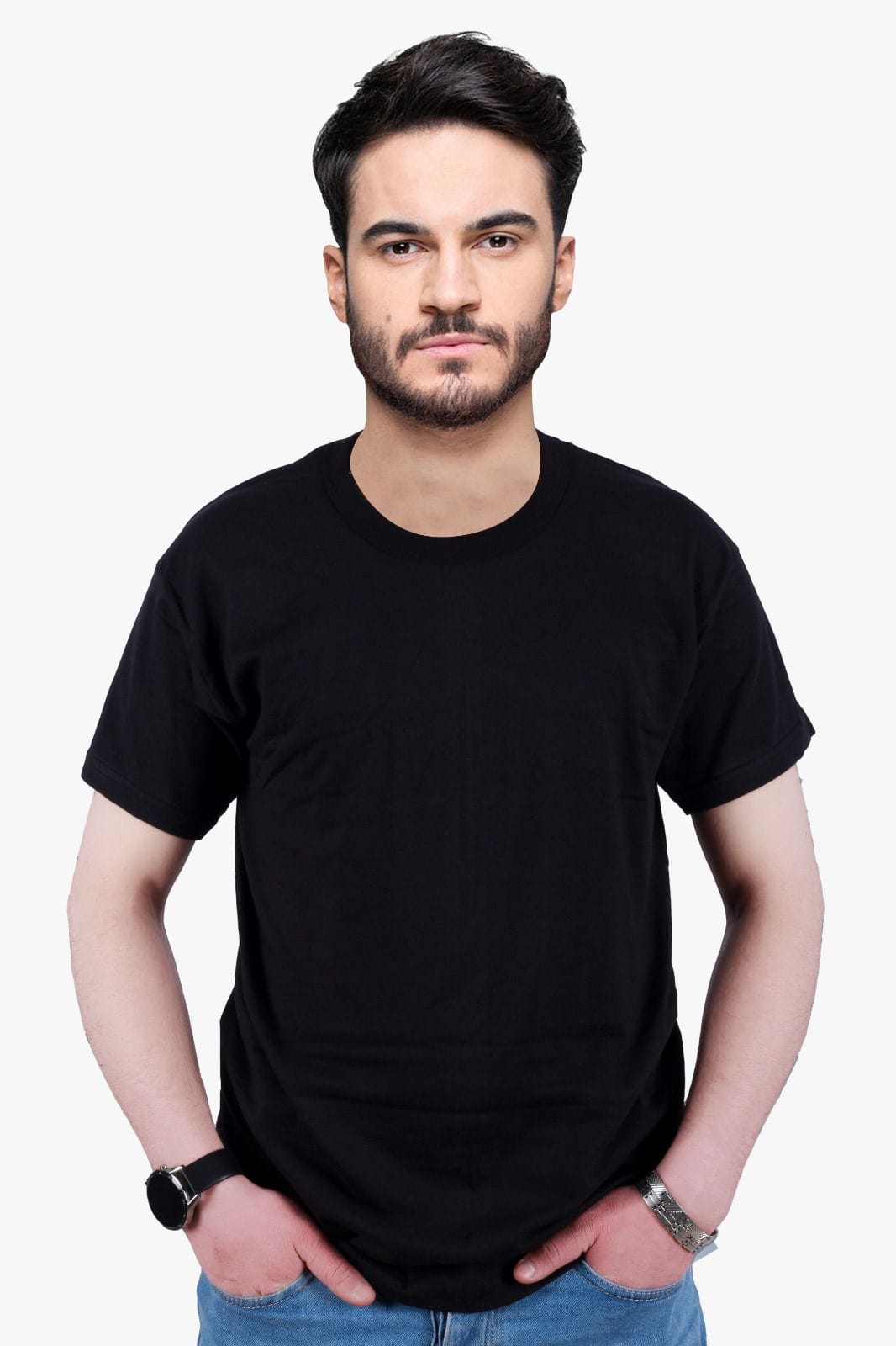 Aplus Promosyon Ürünleri Sifir Yaka Penye Siyah