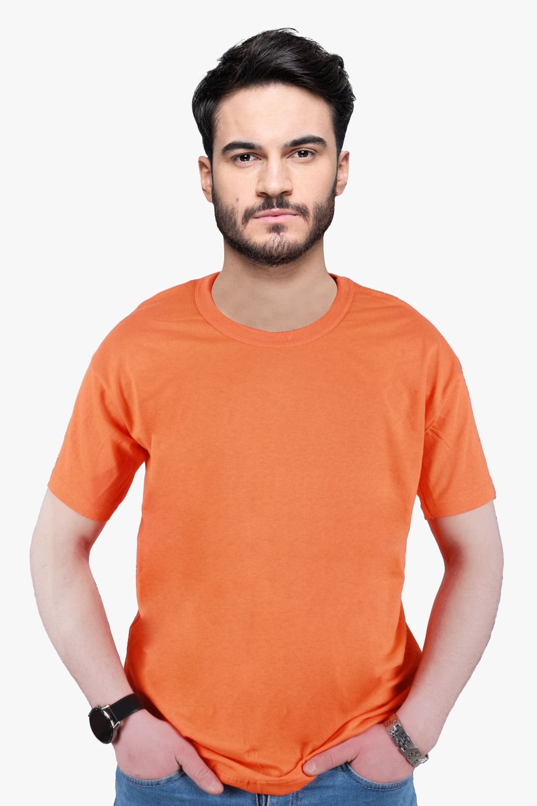 Aplus Promosyon Ürünleri Sifir Yaka Penye Turuncu