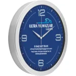 Metalize Duvar Saati Gümüş V30-575-G