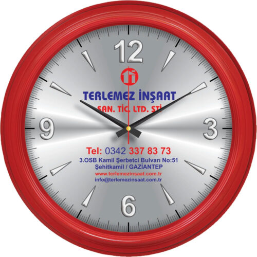 Plastik Duvar Saati V30-604-K