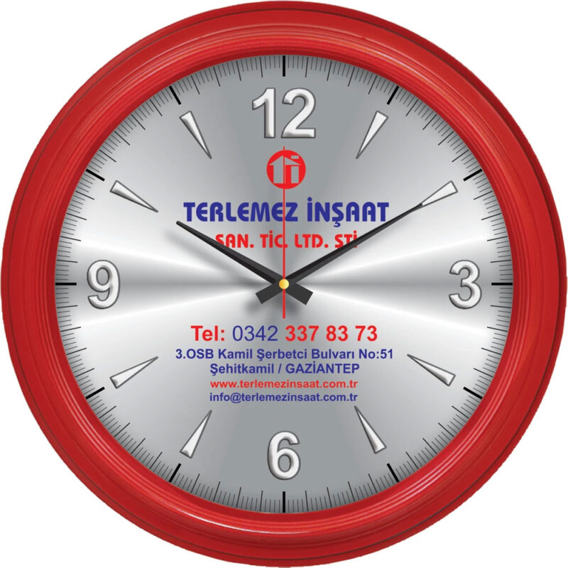 Plastik Duvar Saati V30-604-K