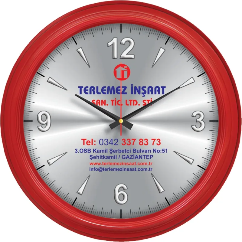 Plastik duvar saati v30-604-k
