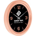 Metalize Duvar Saati Bronz V30-743-B