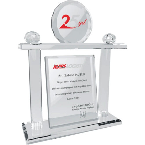 Kristal Plaket EKT-109