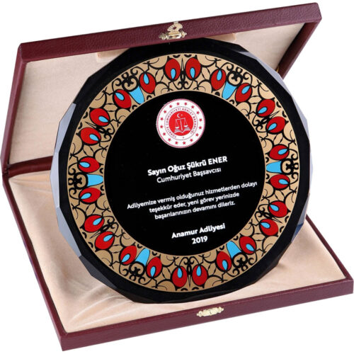Kutulu Kristal Plaket EKT-300