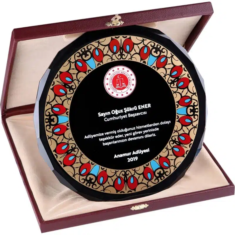 Kutulu kristal plaket ekt-300