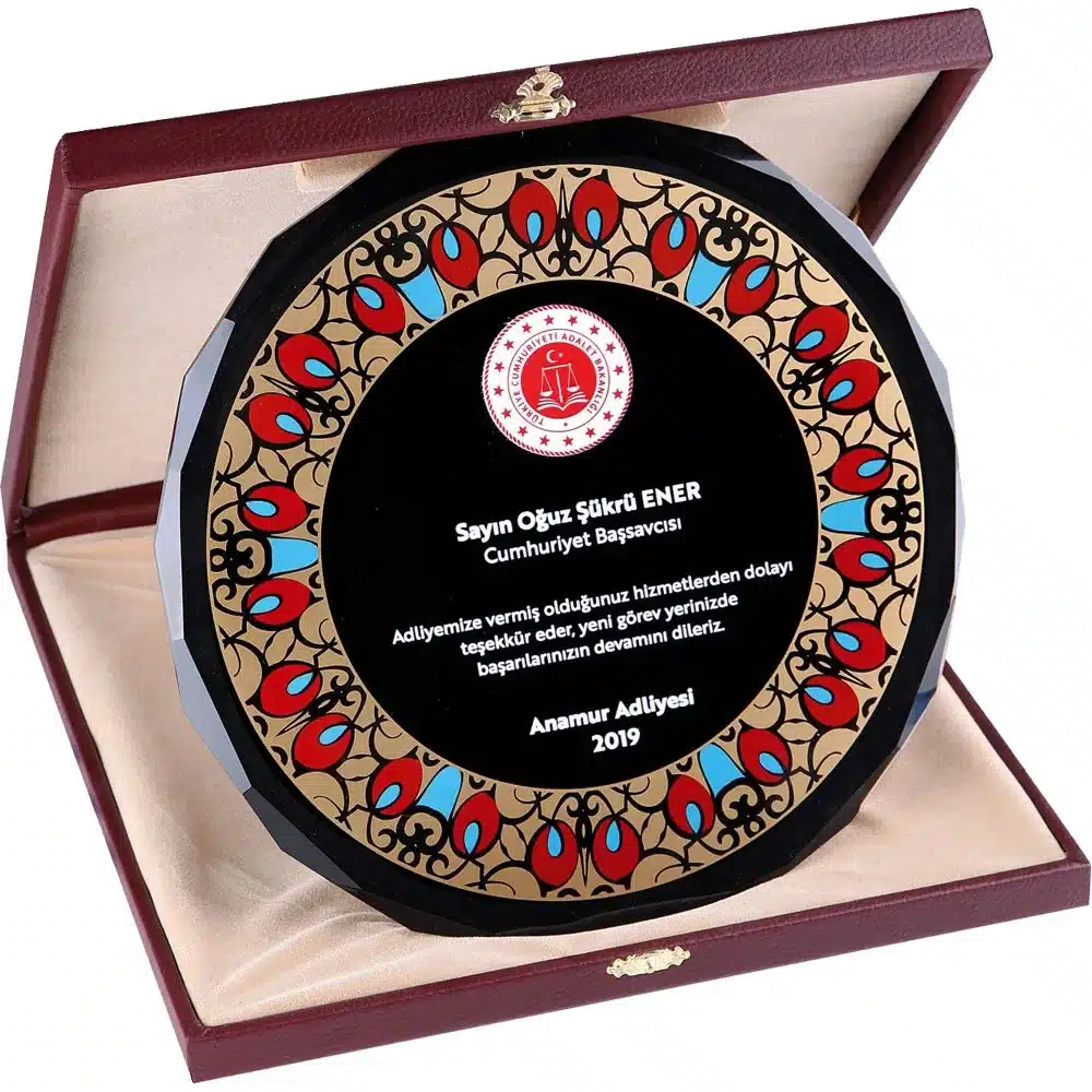 Kutulu Kristal Plaket EKT-300