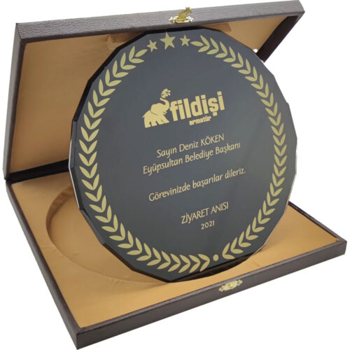 Kutulu Kristal Plaket EKT-500