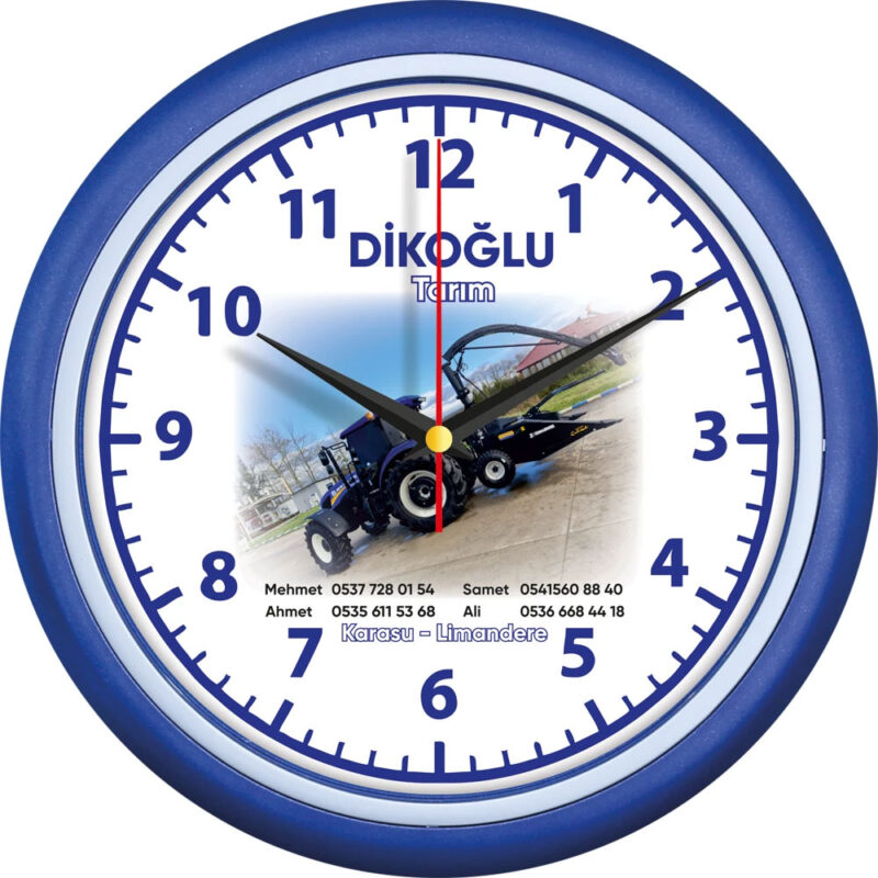 V30-510-l plastik duvar saati