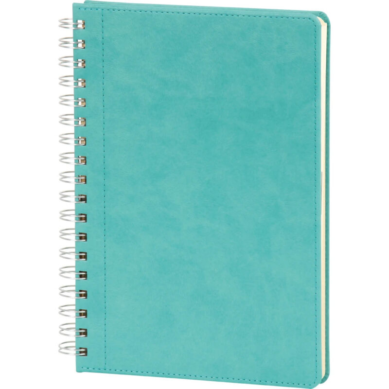 Bağcılar-17×24 turkuaz spiralli tarihsiz defter