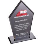 EKT-161 Füme Kristal Plaket