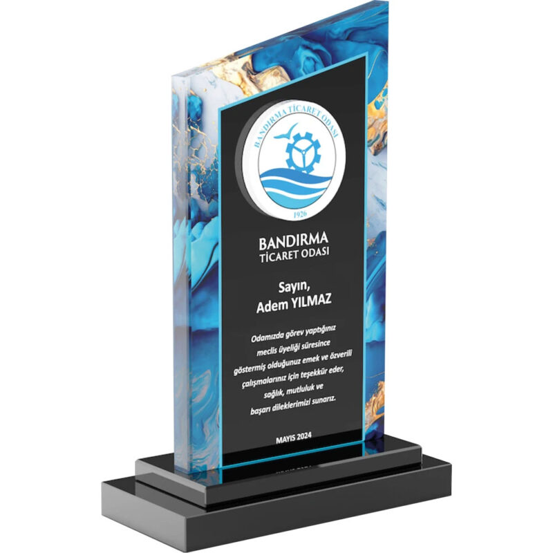 Ekt-790 kristal plaket