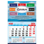 GMC-02 32 x 48 cm Ekonomik Küçük Boy Gemici Takvim