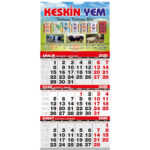 GMC-03 31 x 63 cm Ekonomik Küçük Boy Gemici Takvim