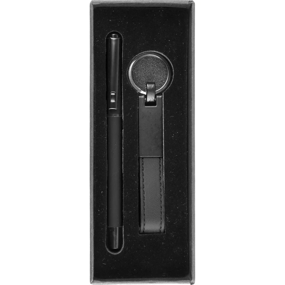 APLUS PROMOSYON ÜRÜNLERI » 0510-240 17,5 x 6,5 x 3 cm siyah hediyelik set