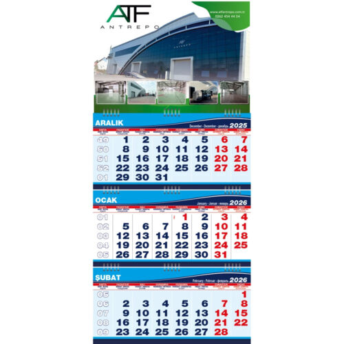 GMC-06 31 x 69,5 cm Orta Boy Gemici Takvim