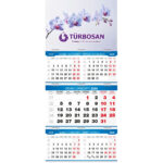 GMC-14 33 x 73 cm Beş Aylık Gemici Takvim