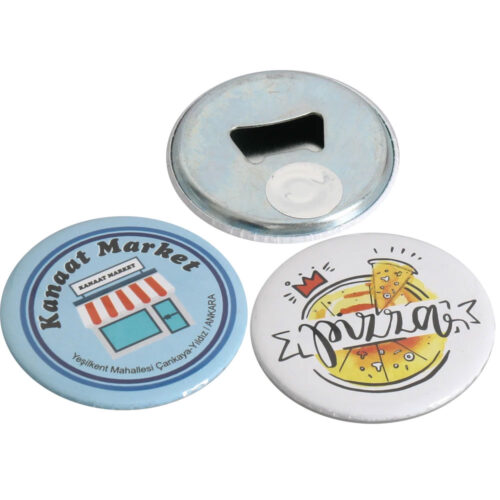 1680 6 x 6 cm Açacaklı Buton Magnet