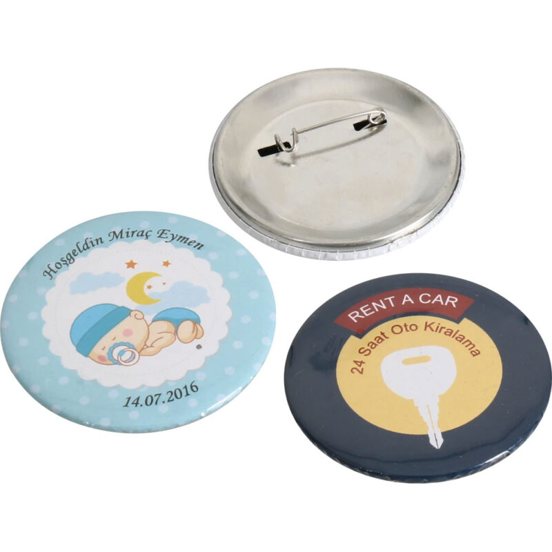 1690 6 x 6 cm buton rozet