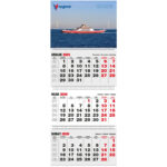 GMC-22 32 x 77 cm Klasik Taslama Gemici Takvim