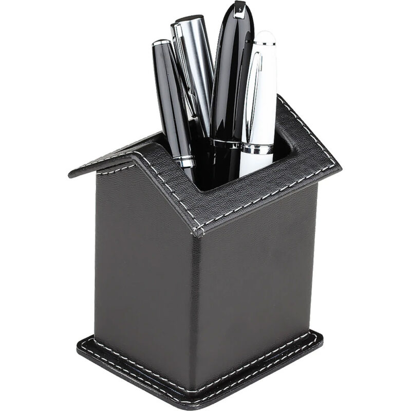 APLUS PROMOSYON ÜRÜNLERI » D-3101 7,5 x 9 x 11 cm deri kalemlik