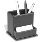 D-3115 10,5 x 11 x 16,5 cm Deri Kalemlik ve Notluk