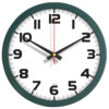 V30-334-HY Ø 35 cm Haki Yeşil Plastik Duvar Saati