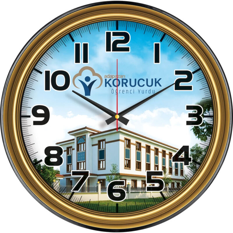 APLUS PROMOSYON ÜRÜNLERI » V30-504-a ø 46 cm plastik duvar saati