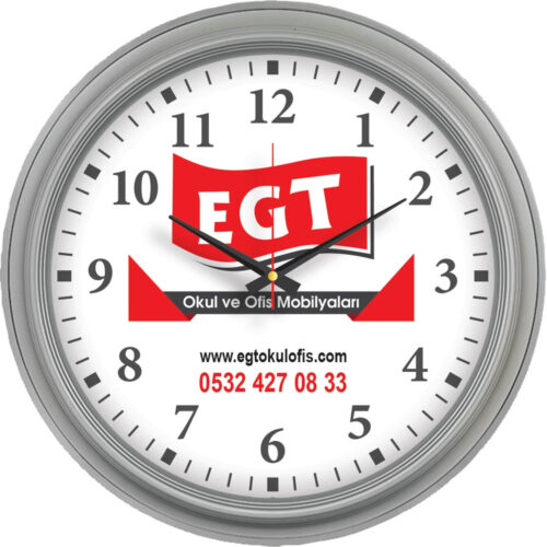 V30-504-F Ø 46 cm Plastik Duvar Saati