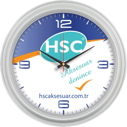 V30-504-G Ø 46 cm Plastik Duvar Saati