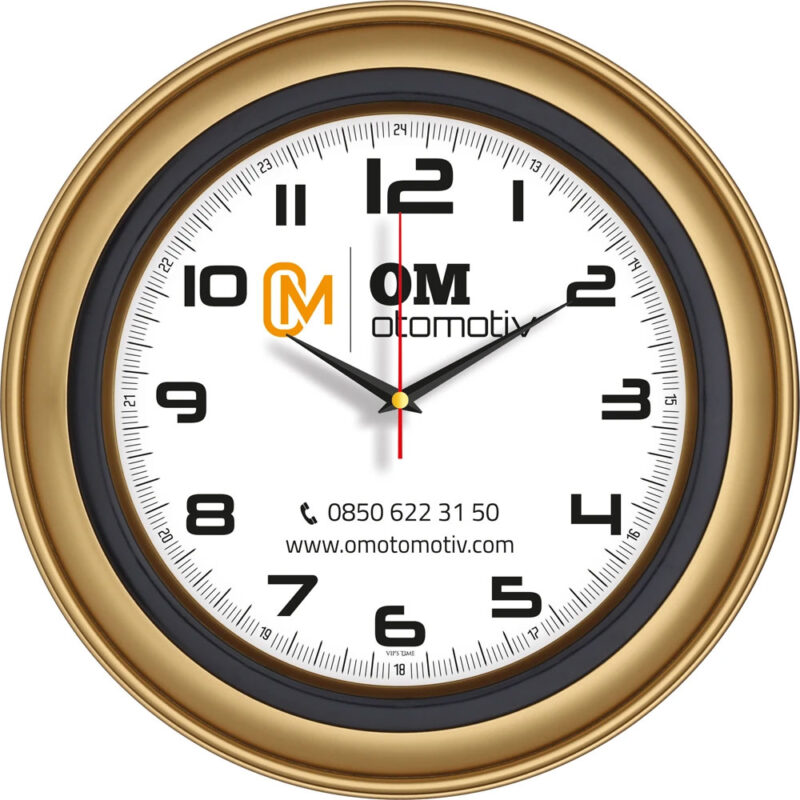 APLUS PROMOSYON ÜRÜNLERI V30-509-A Ø 40 CM PLASTIK DUVAR SAATI V30-509-A Ø 40 Cm Plastik Duvar Saati