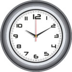 V30-509-F Ø 40 cm Plastik Duvar Saati