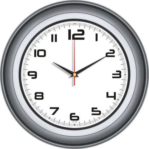 V30-509-F Ø 40 cm Plastik Duvar Saati