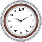 V30-509-G Ø 40 cm Plastik Duvar Saati