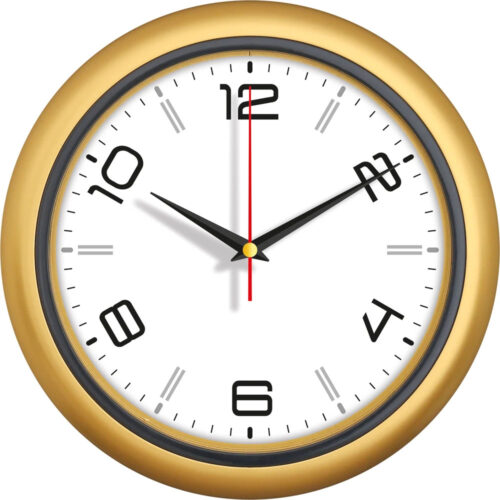 V30-510-A Ø 28 cm Plastik Duvar Saati